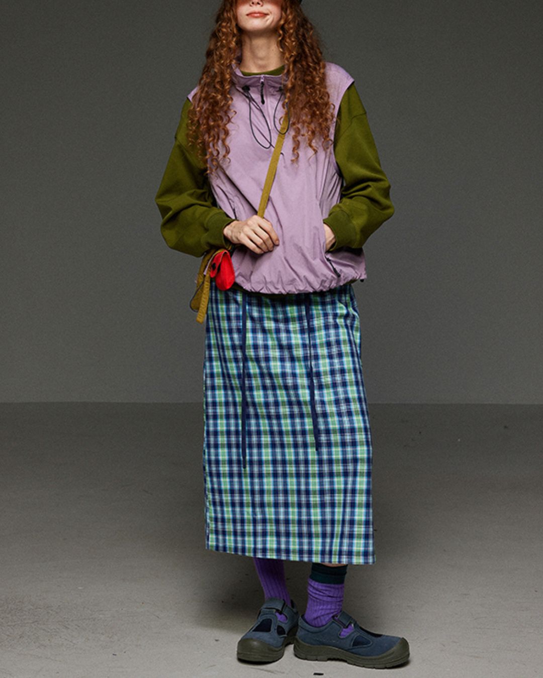 Detachable Hooded Half-zip Vest　VT006