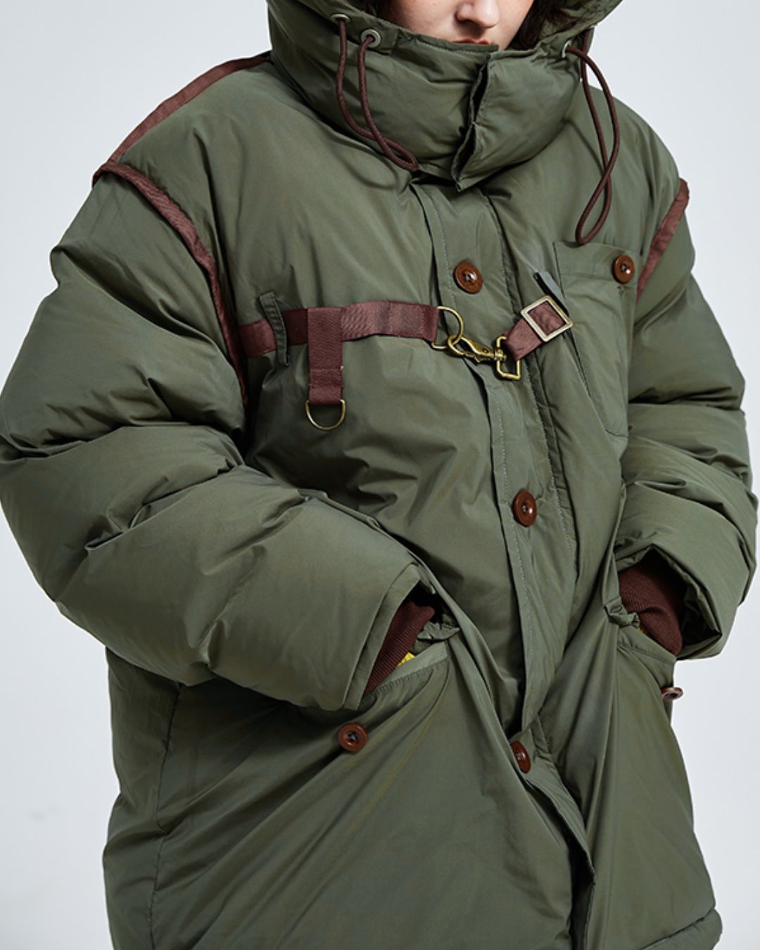 White Duck Down Work Jacket　JK073