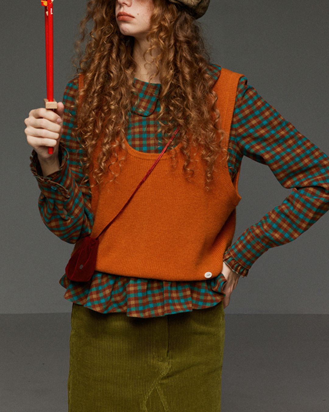 Front And Back 2-way Knit Vest　VT005