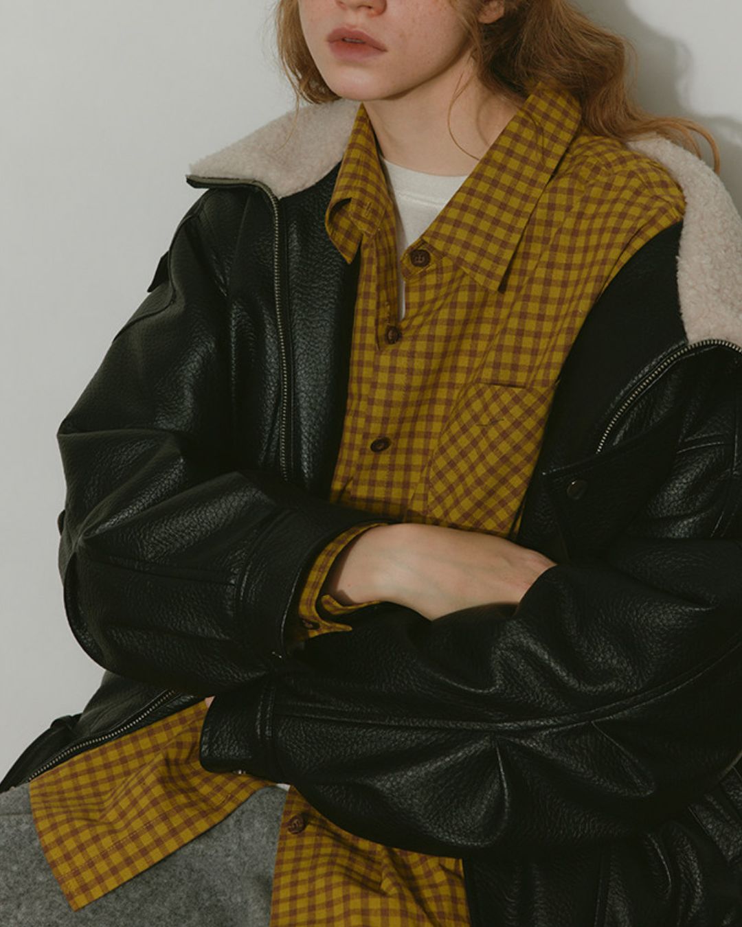 Relaxed Check Shirt　LS046