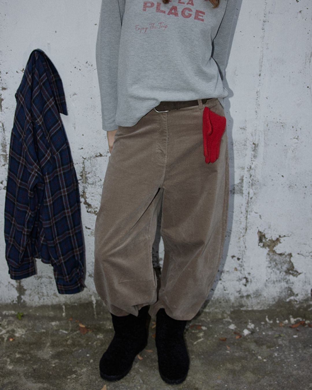 Corduroy Curve Pants　PT024