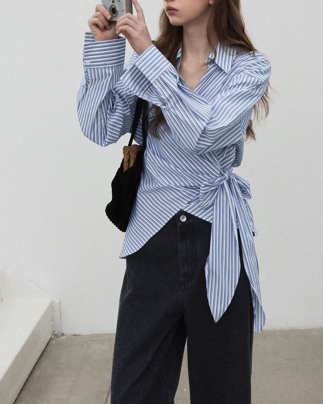 Skipper Wrap Striped Shirt　LS020