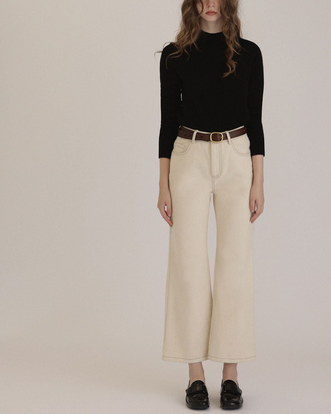 Bottleneck Wool Knit　KN030