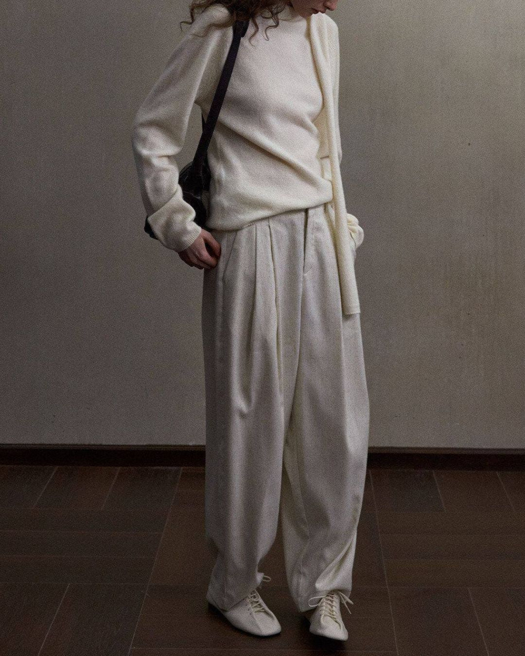 Basic Yak Wool Color Knit Pullover　KN109