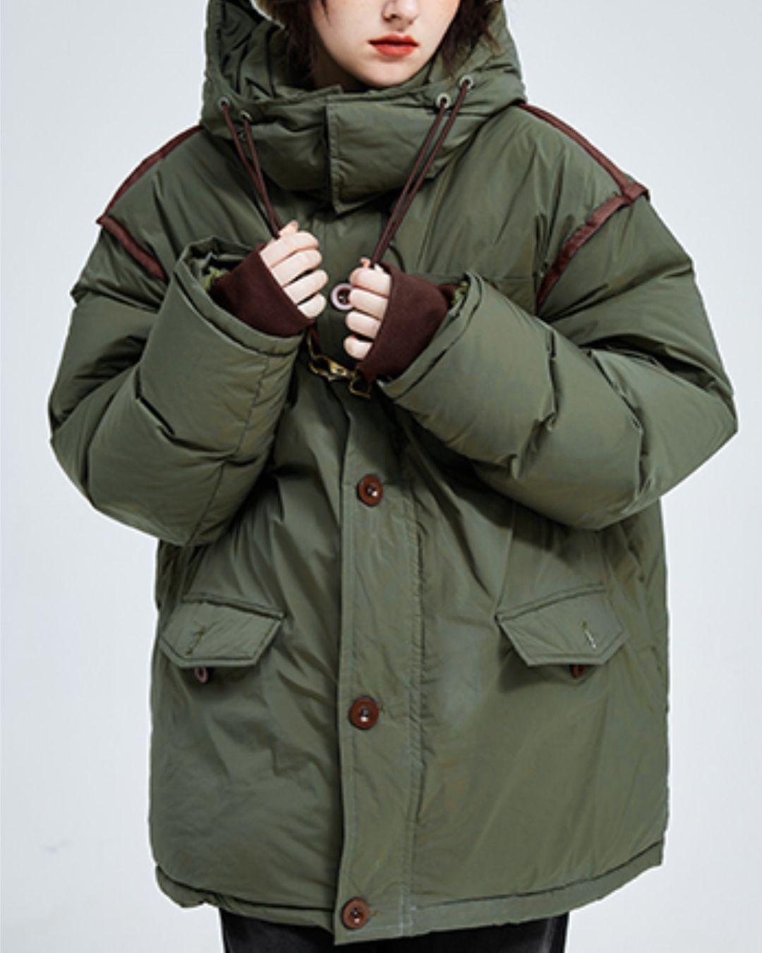 White Duck Down Work Jacket　JK073