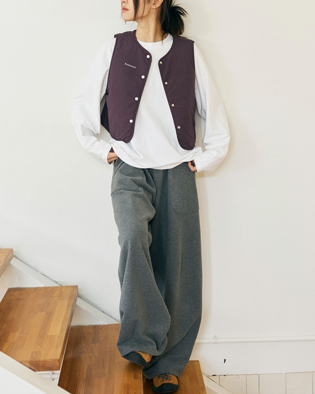 Nylon Quilted Vest　VT001