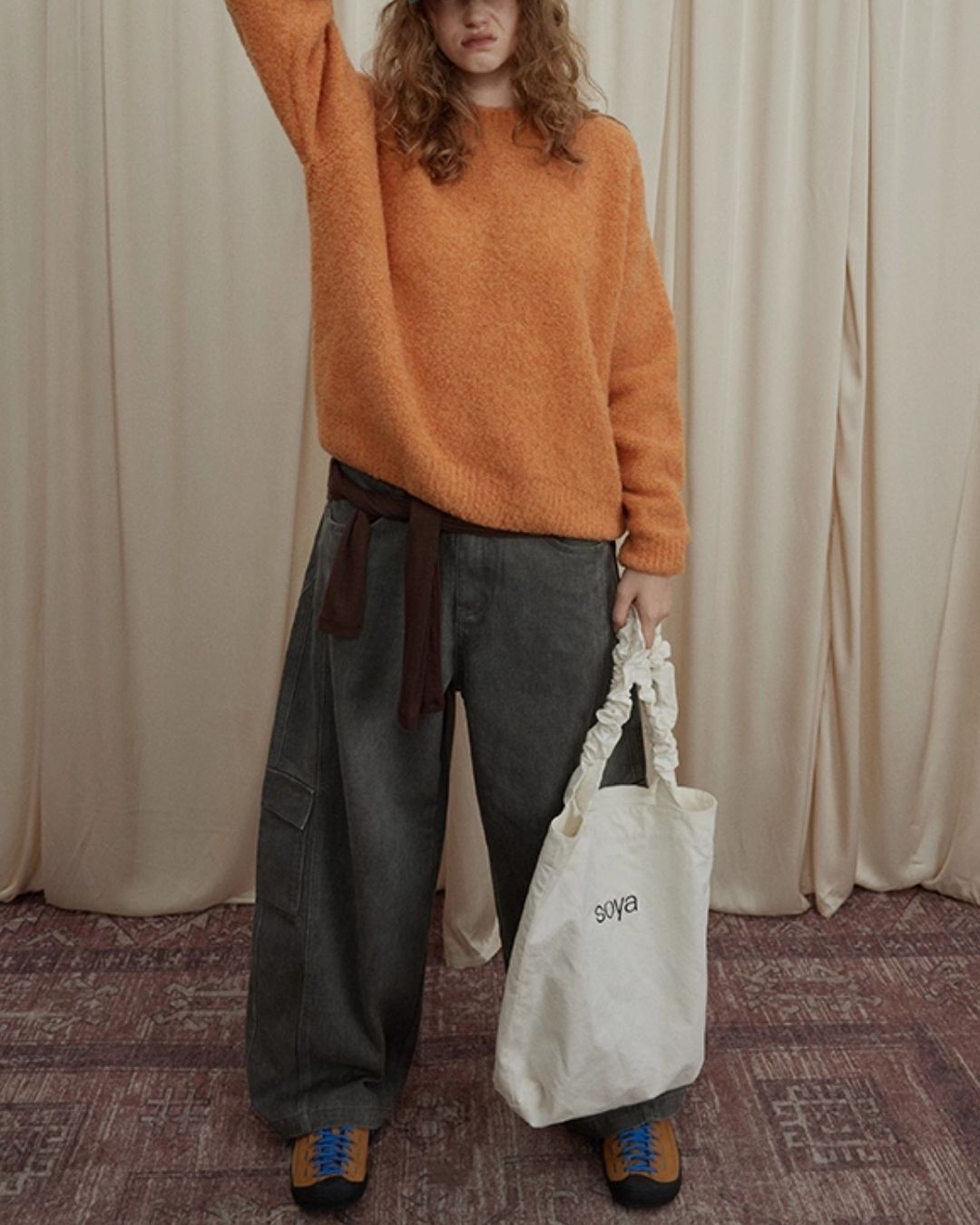 Work Denim Wide Pants　DP008