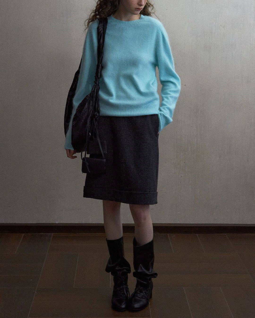 Soft Wool Knit Pullover　KN108