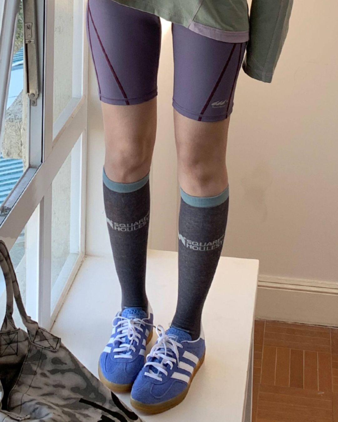 Color Block Sports Knee Socks　OR001