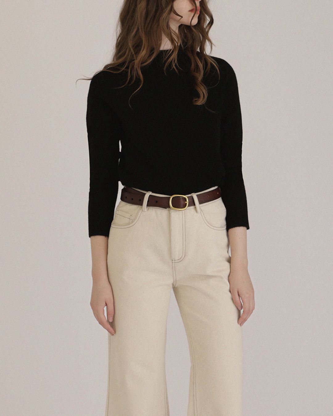 Bottleneck Wool Knit　KN030