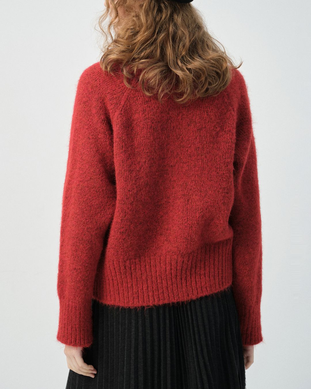 Bow Tie Bear Wool Sweater　KN040