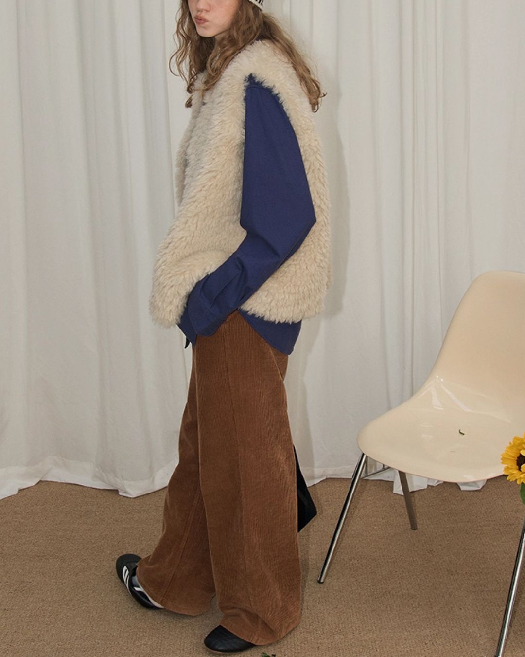 Corduroy Straight Pants　PT019