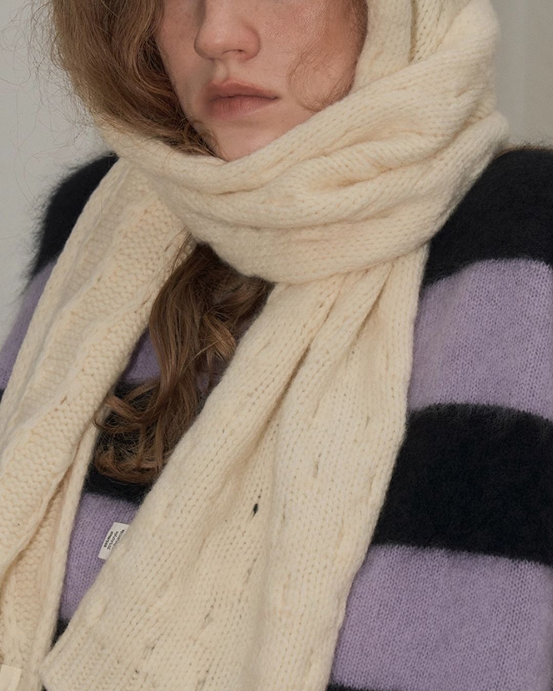 Thick Border Wool Loose Knit　KN061