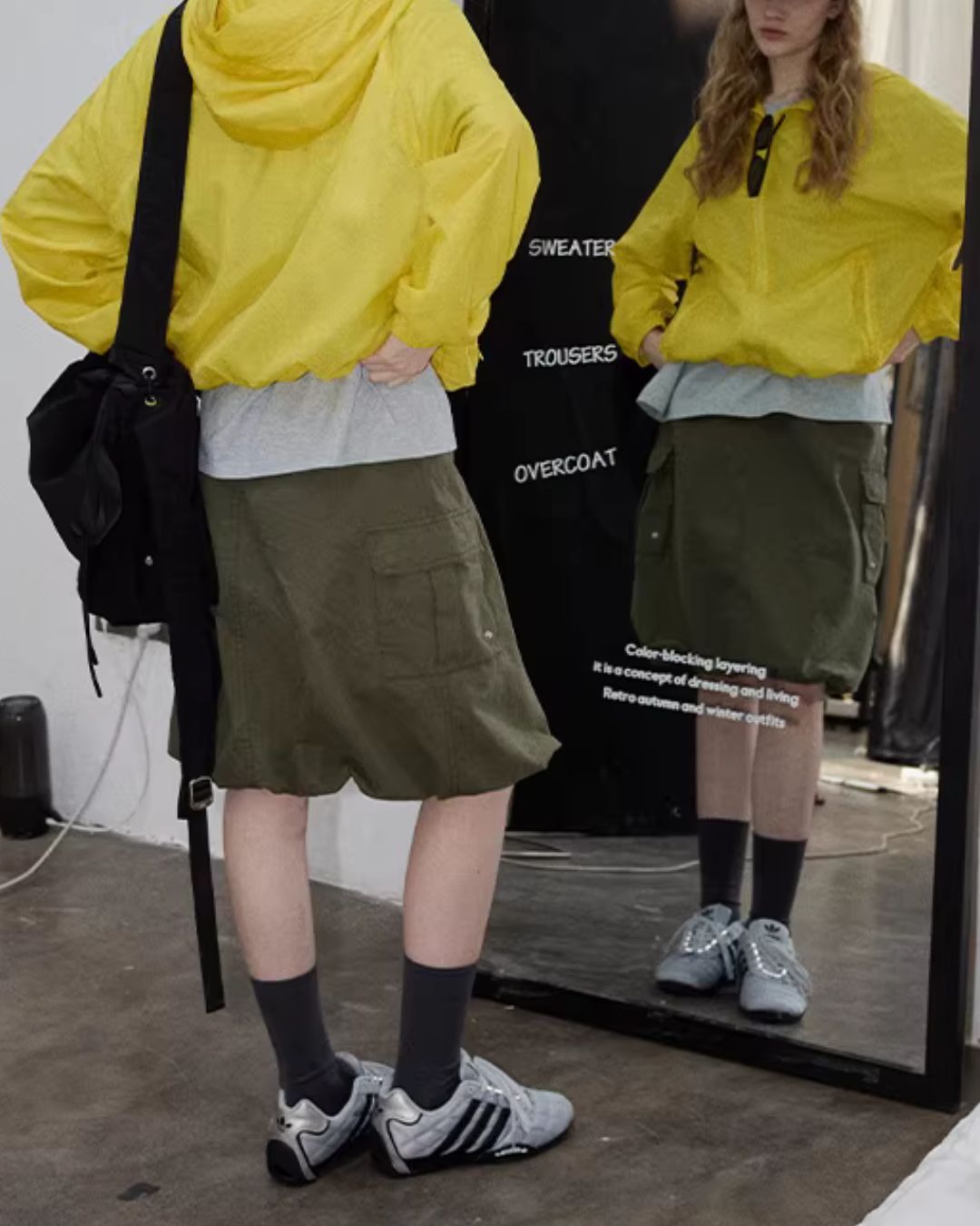 Nylon Short Hooded Jacket　JK092