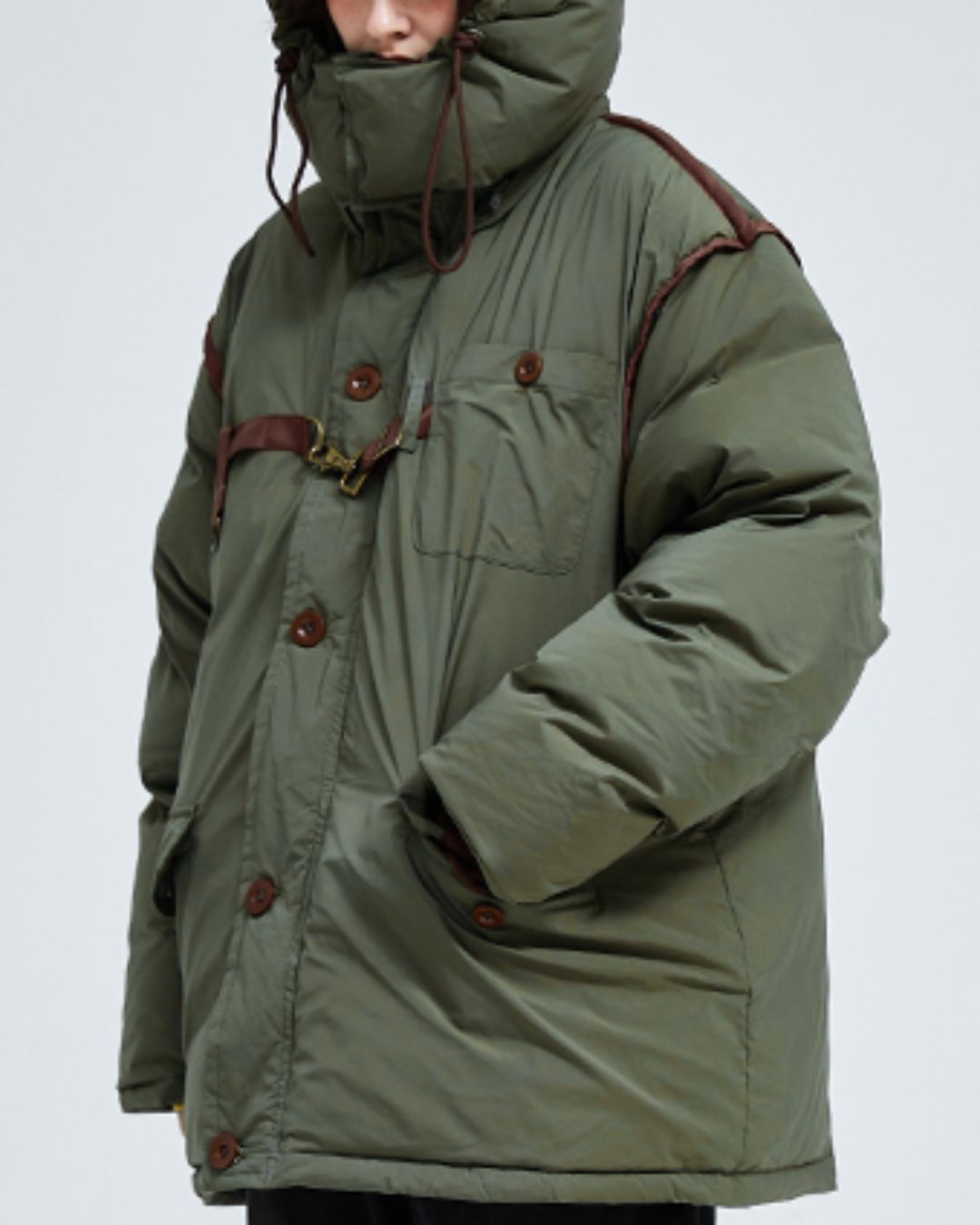 White Duck Down Work Jacket　JK073