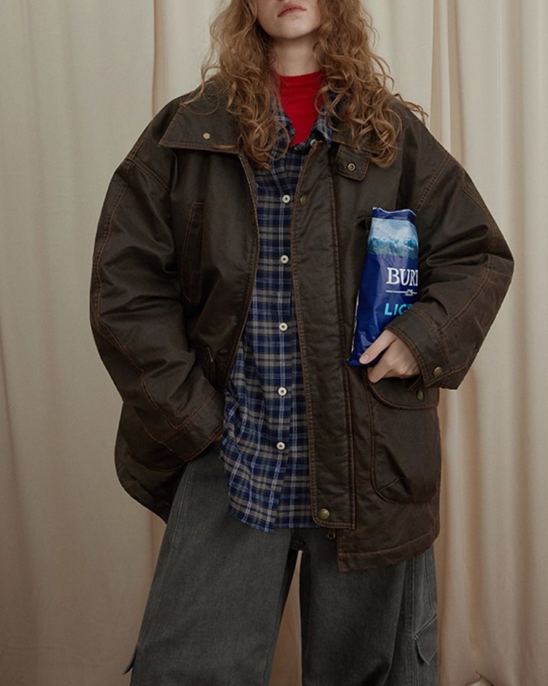 Retro Padded Work Jacket　JK046