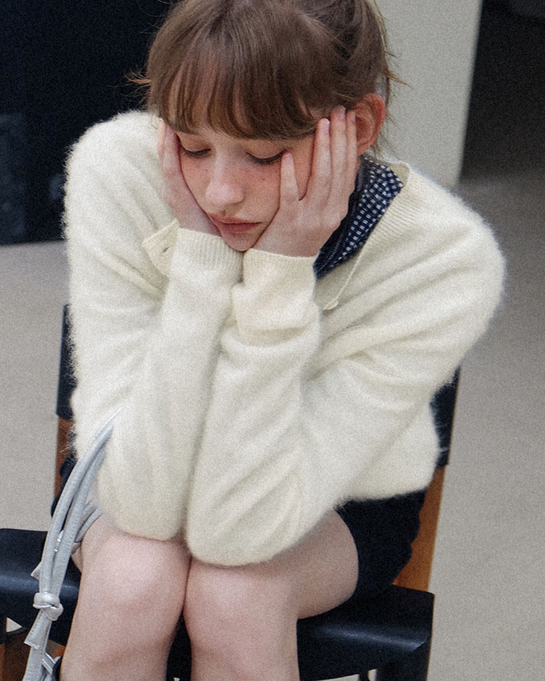 Brushed Knit Cardigan　KN027