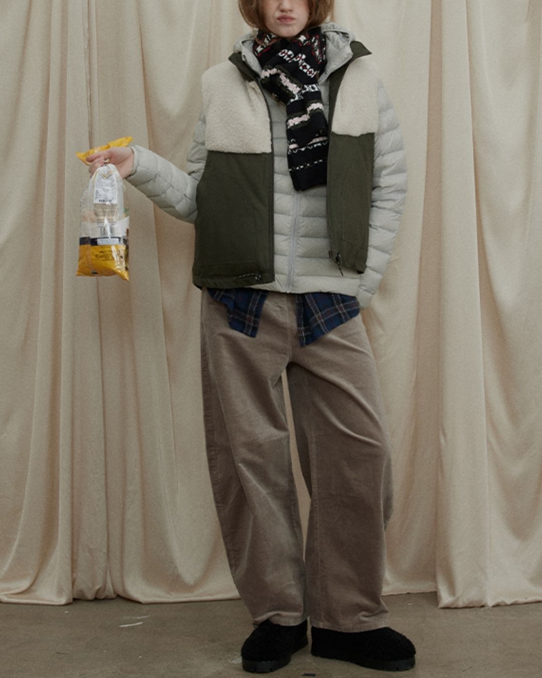 Corduroy Curve Pants　PT024