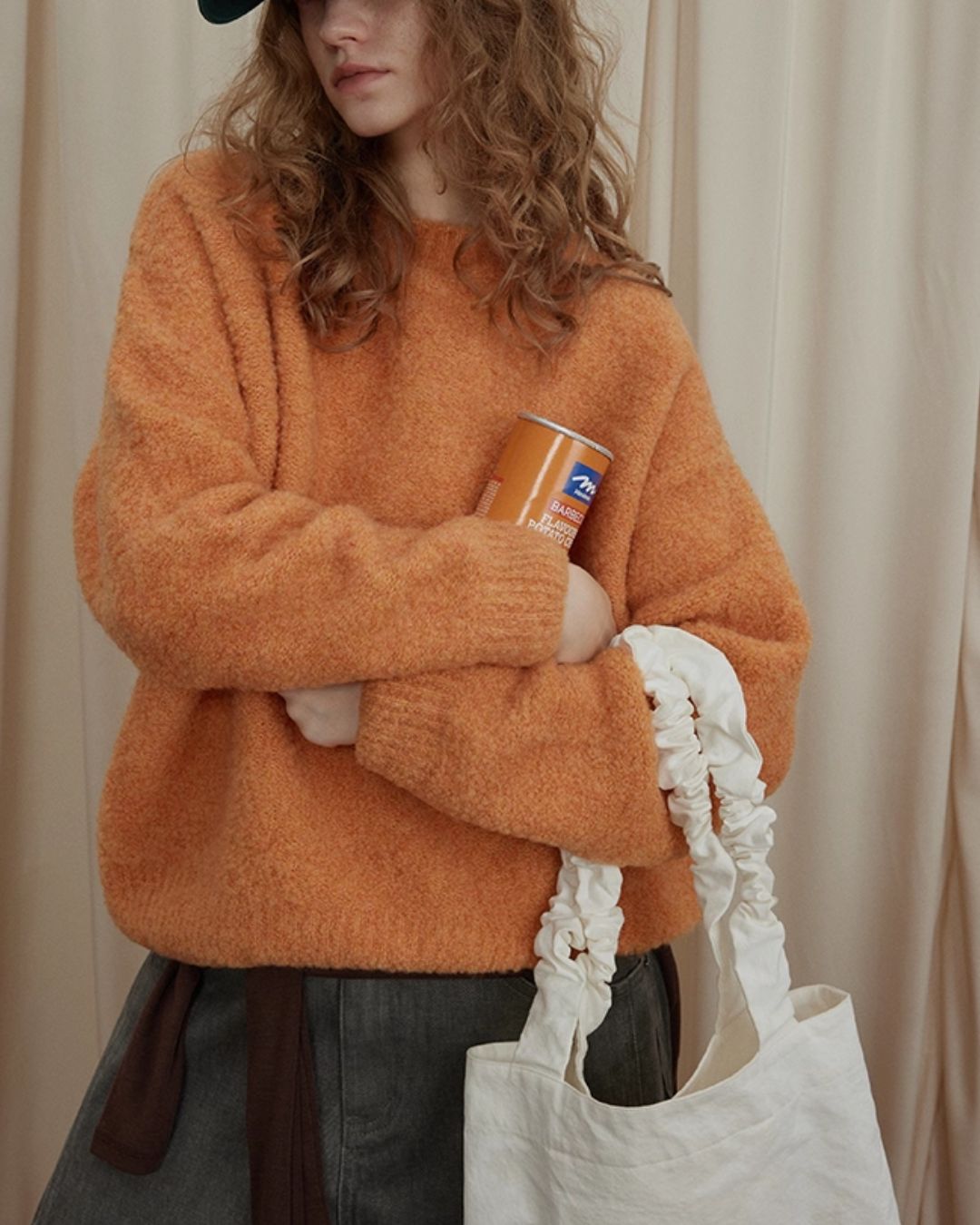 Wool Crew Neck Sweater　KN046