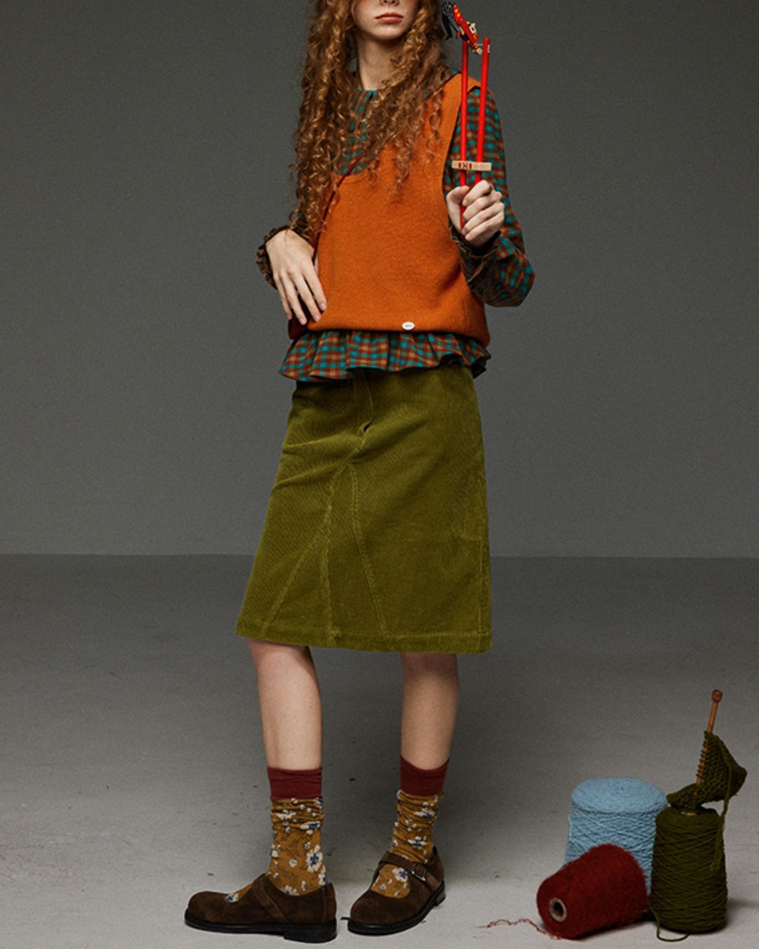 Front And Back 2-way Knit Vest　VT005