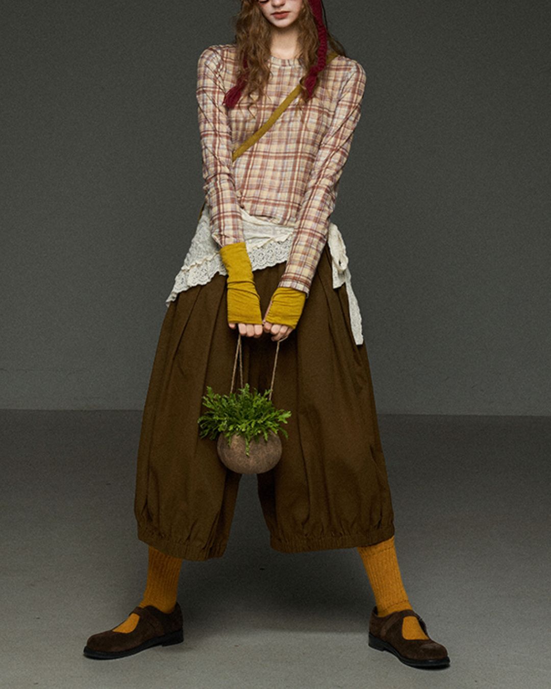 Cropped Pumpkin Pants　PT014