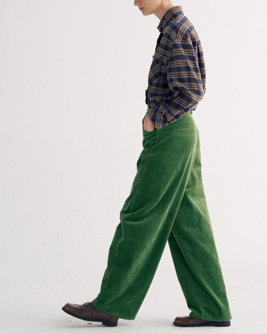 Flannel Cotton Check Shirt　LS039