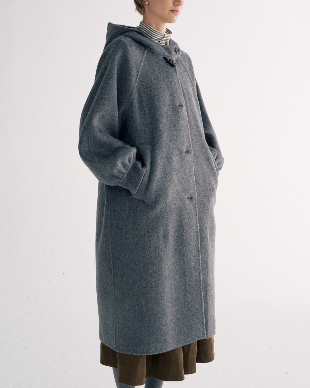Double-faced Duffle Long Coat　CT030