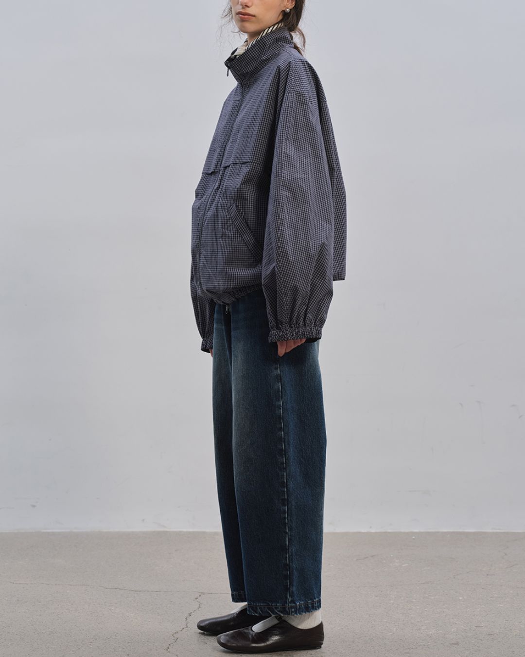 Curved Ankle Denim Pants　DP005