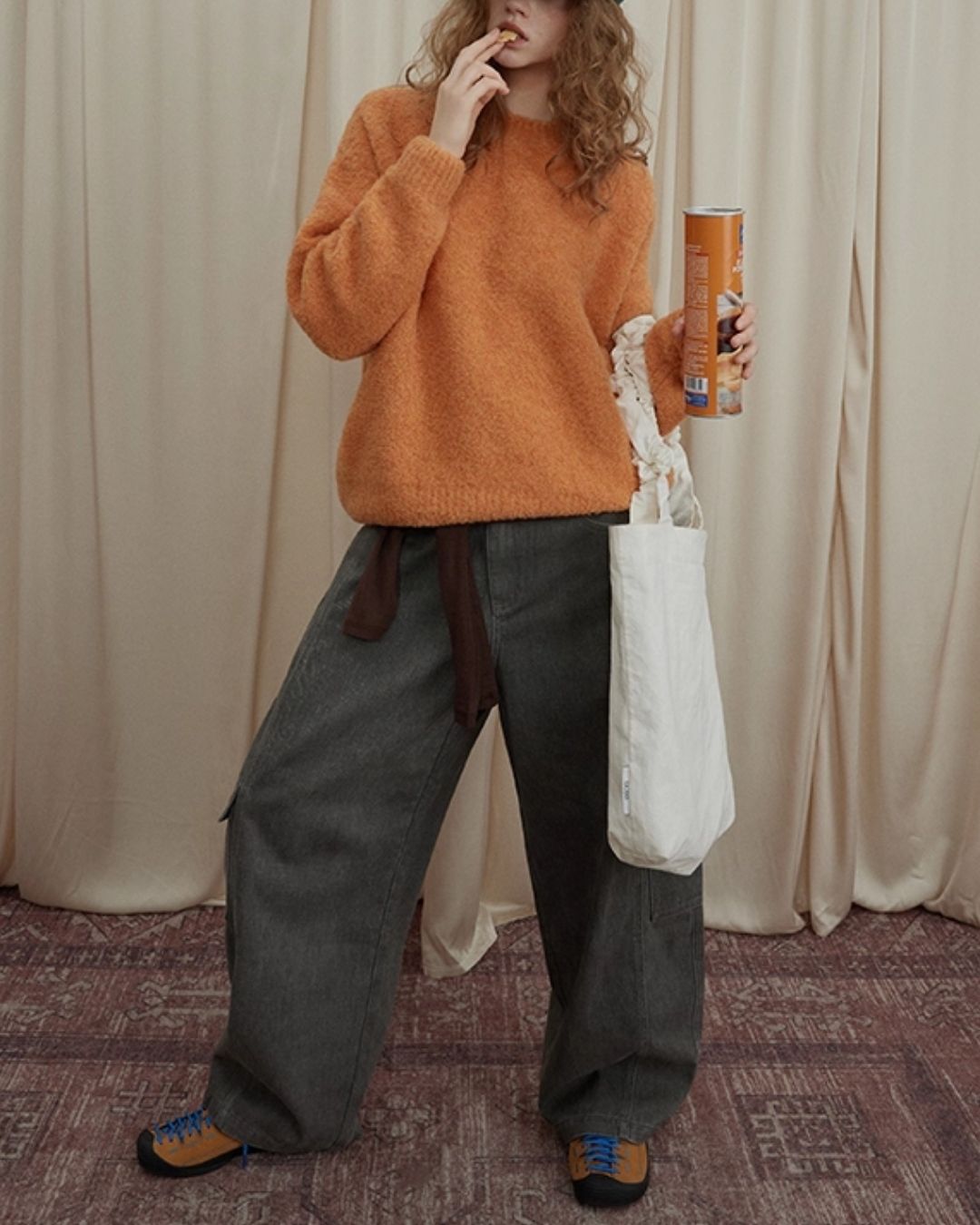 Work Denim Wide Pants　DP008