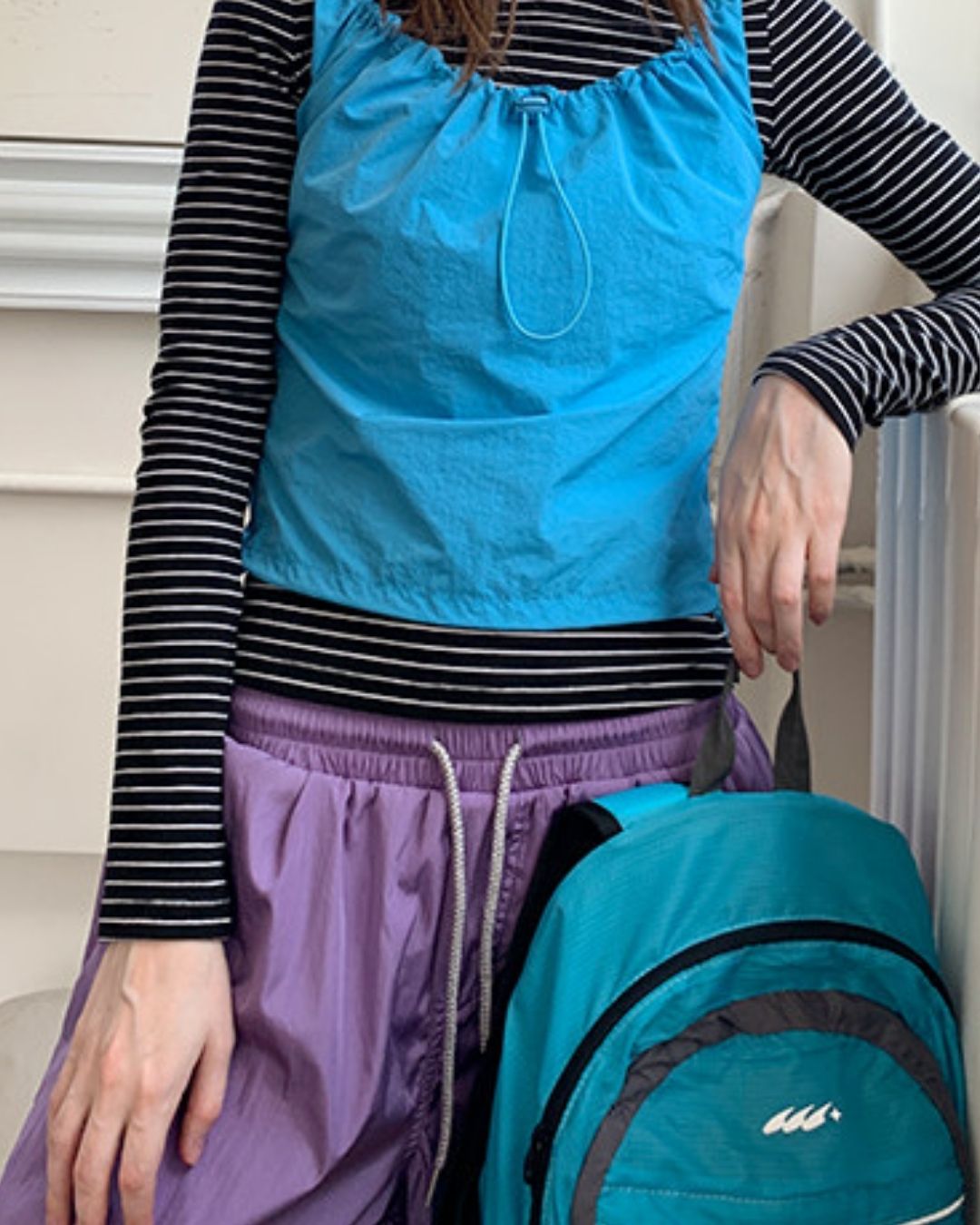 Drawcord Hem Outdoor Pants　PT041