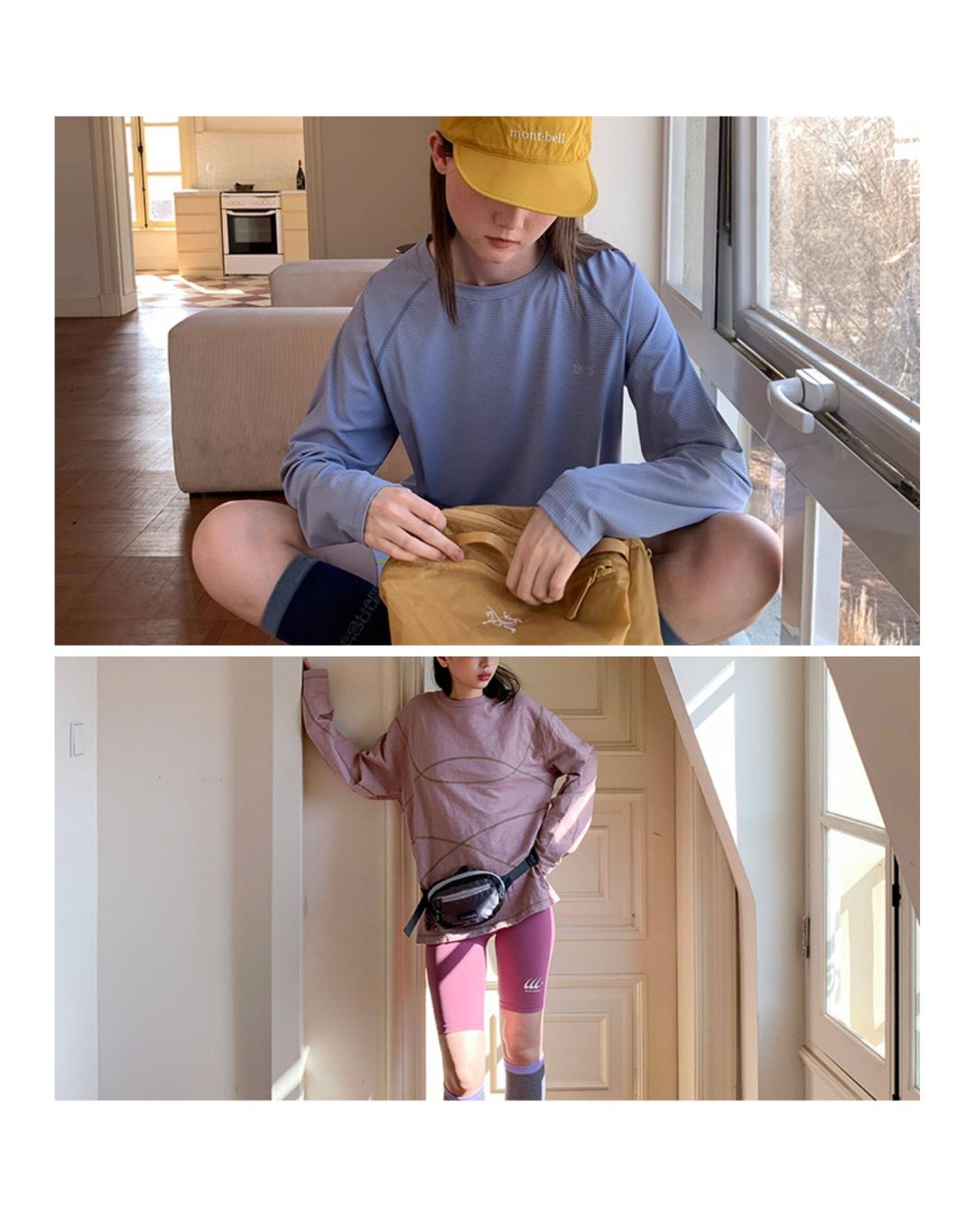 Color Block Sports Knee Socks　OR001