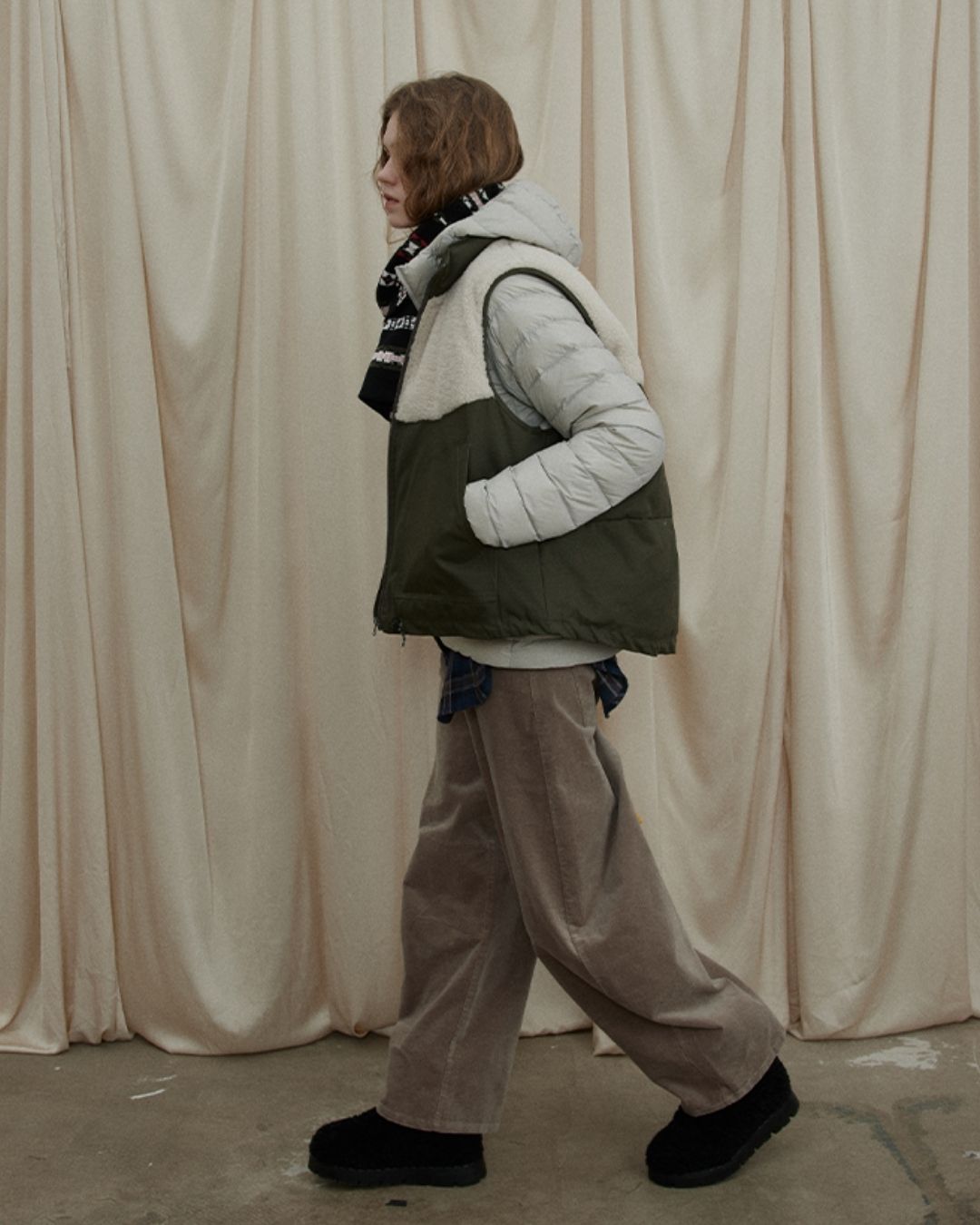 Corduroy Curve Pants　PT024