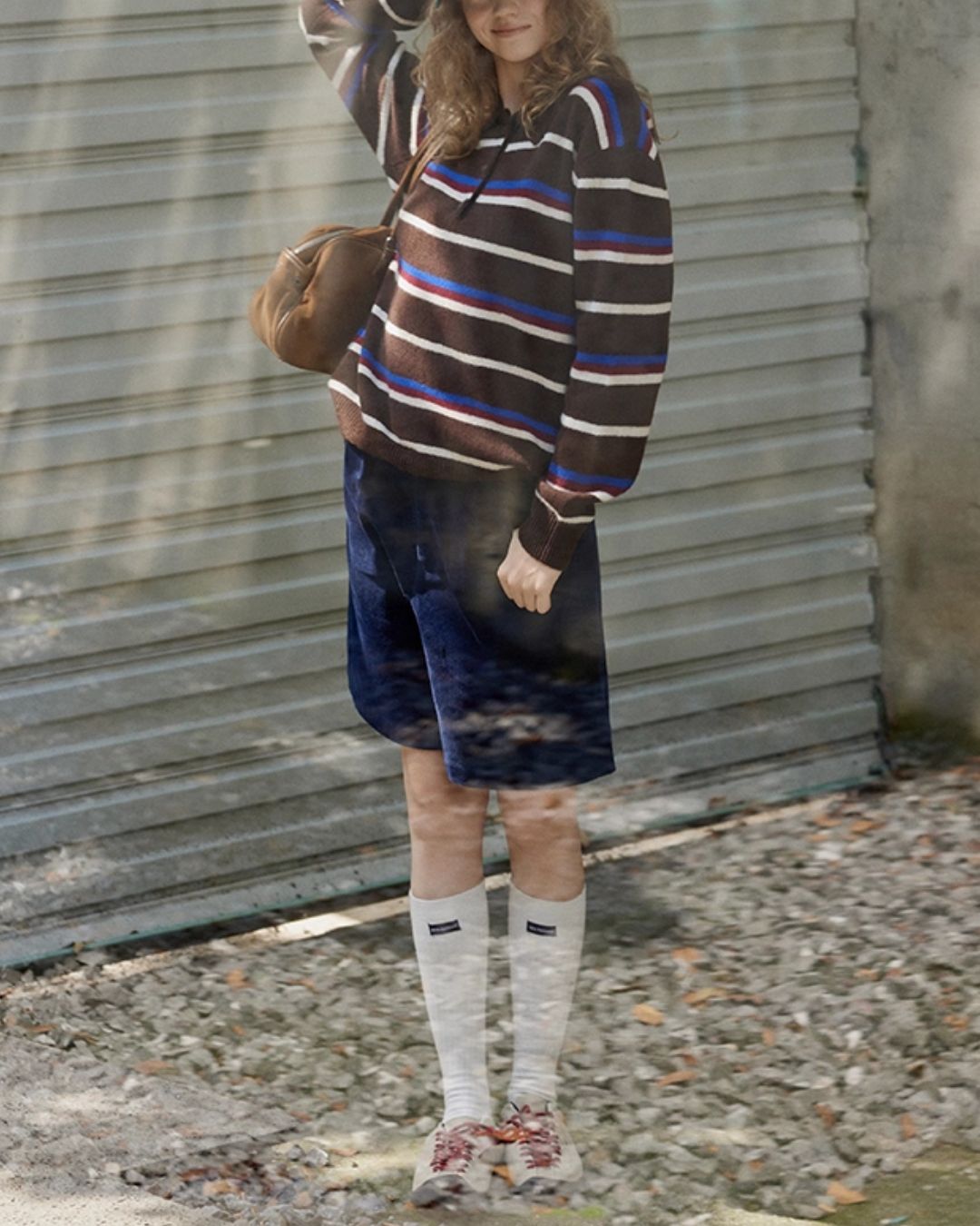 Contrast Border Polo Collar Knit　KN045