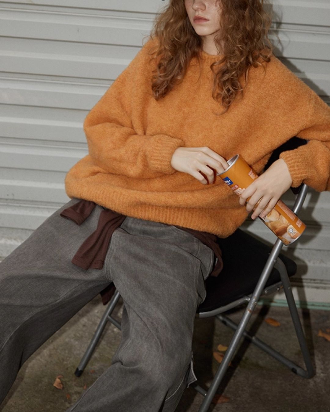 Wool Crew Neck Sweater　KN046