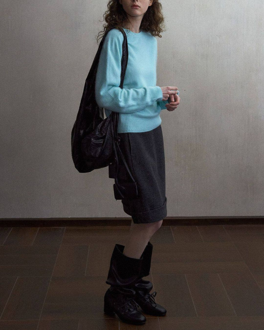 Soft Wool Knit Pullover　KN108