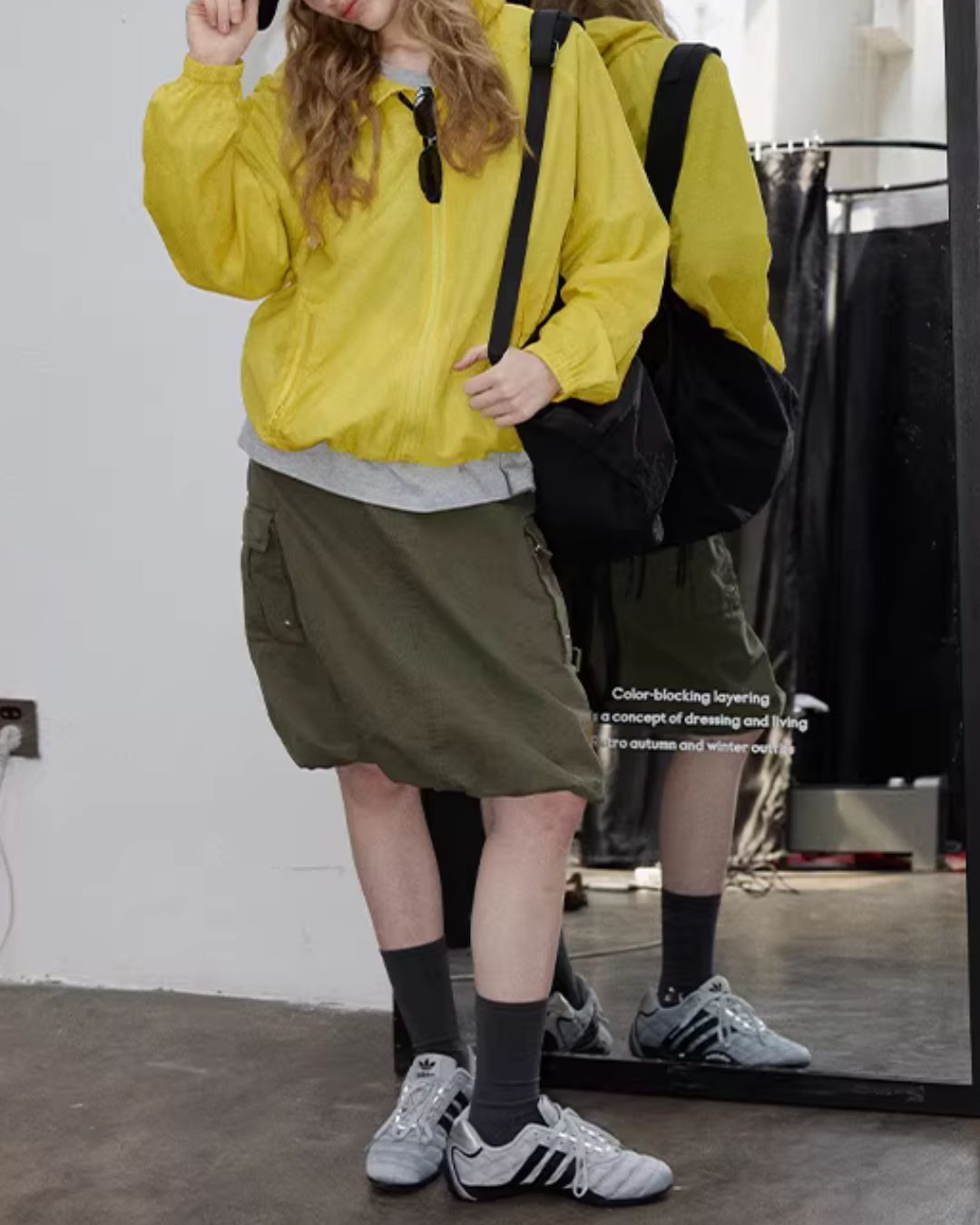 Nylon Short Hooded Jacket　JK092
