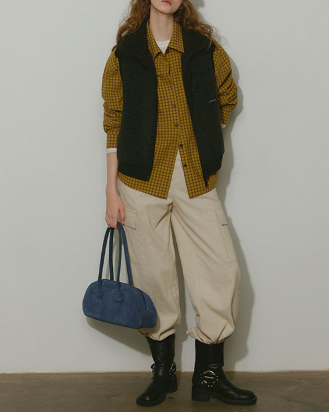 Relaxed Check Shirt　LS046