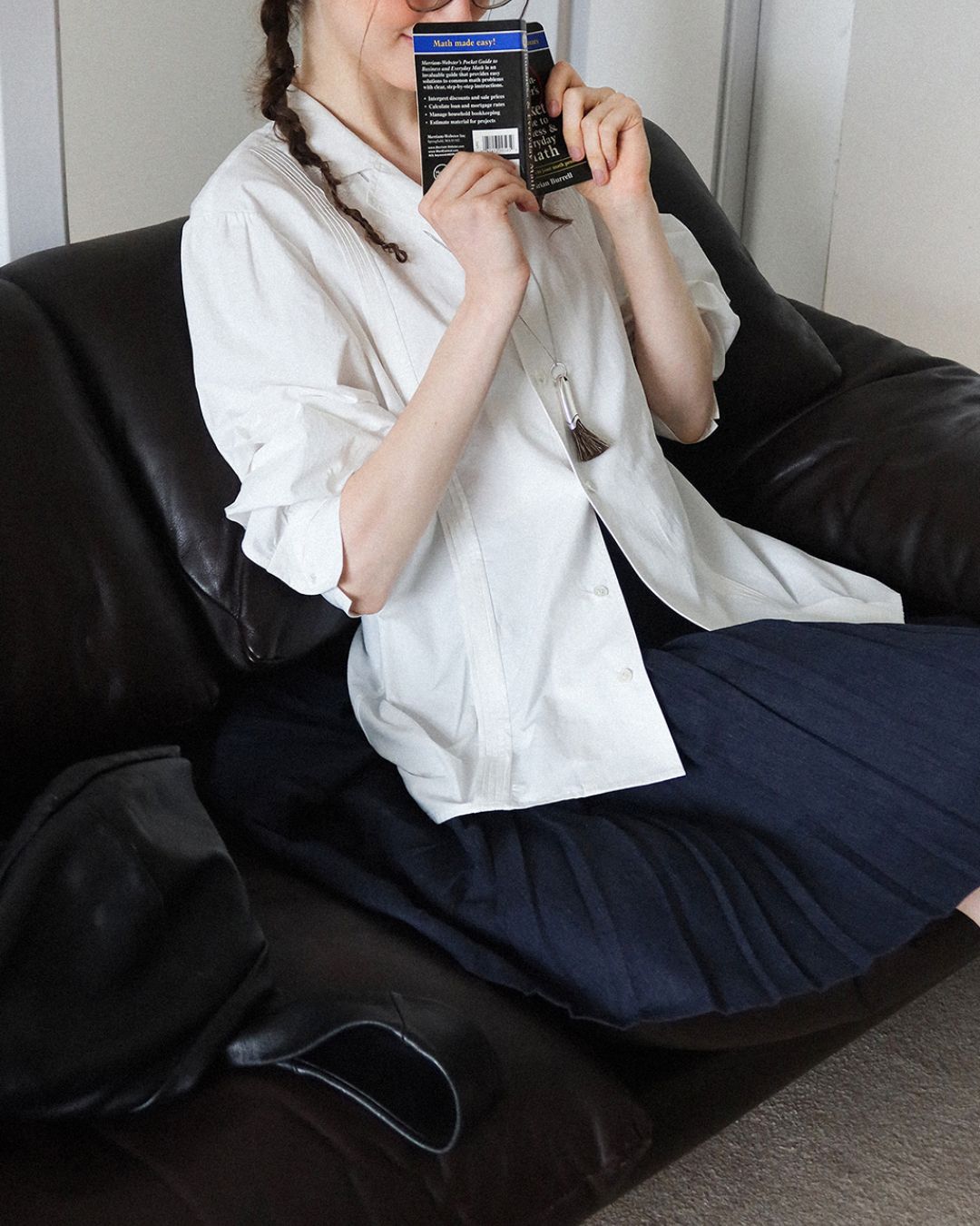 Open Collar Long Sleeve Shirt　LS012