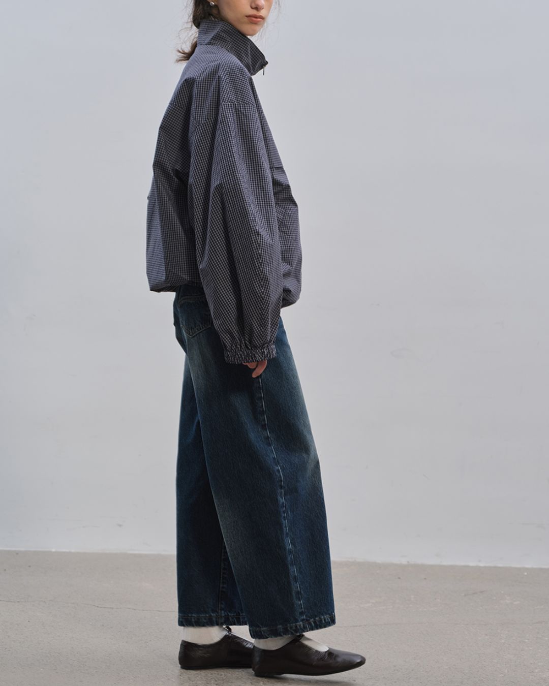Curved Ankle Denim Pants　DP005
