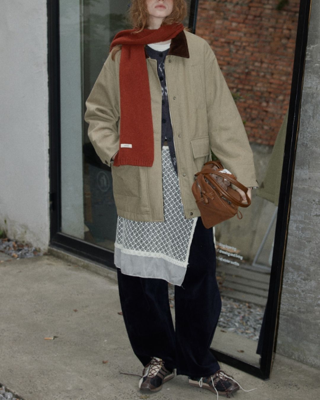 Corduroy Curve Pants　PT024