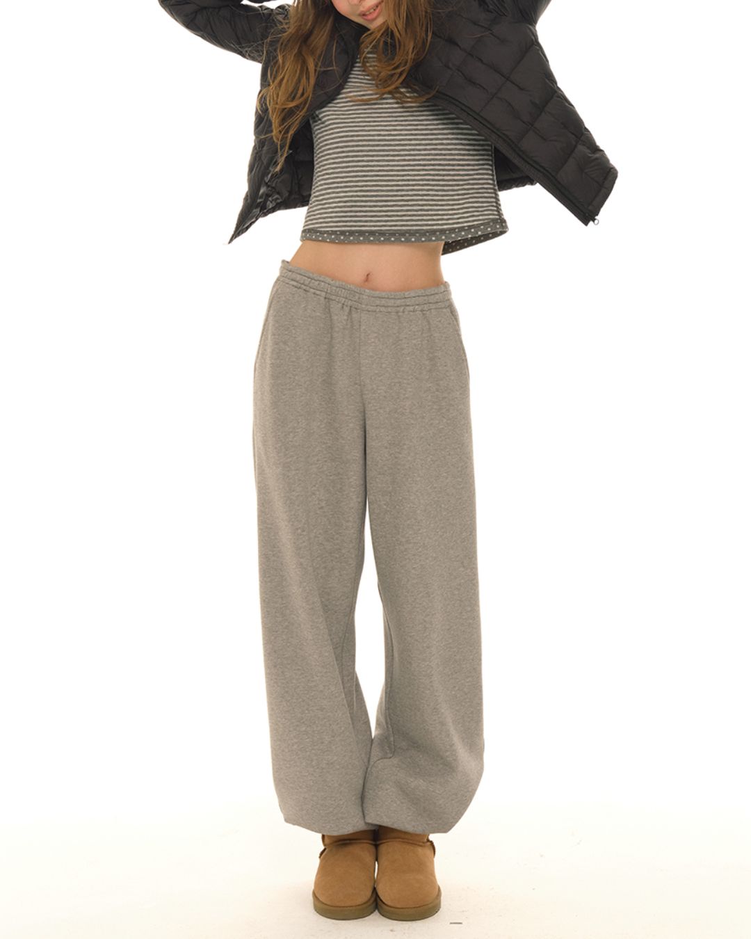 Stand Collar Short Down Jacket　JK035