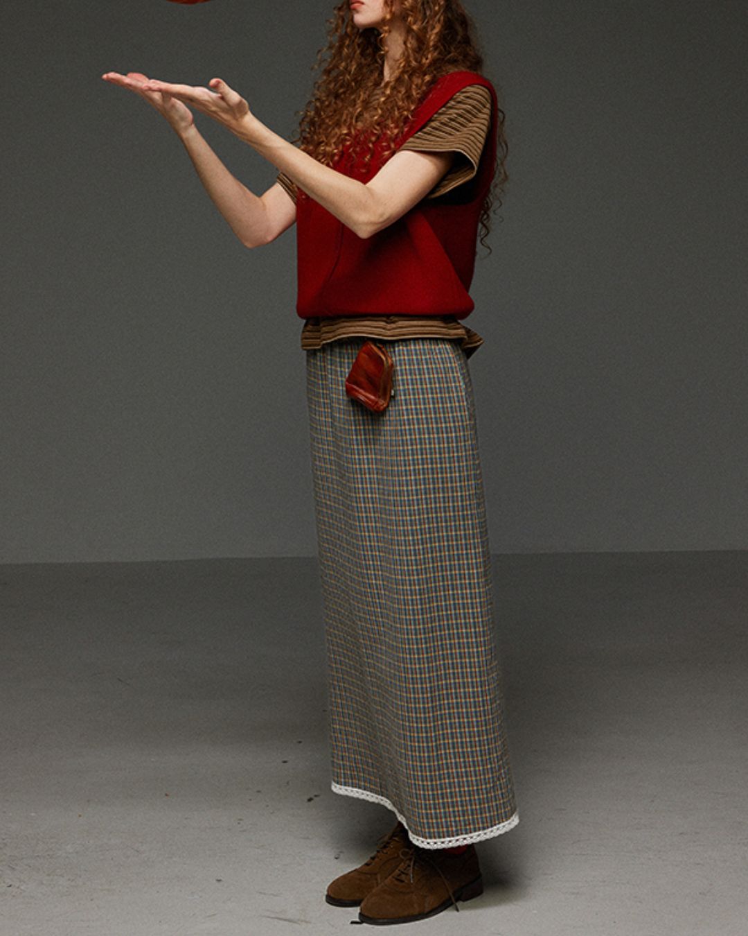 Front And Back 2-way Knit Vest　VT005