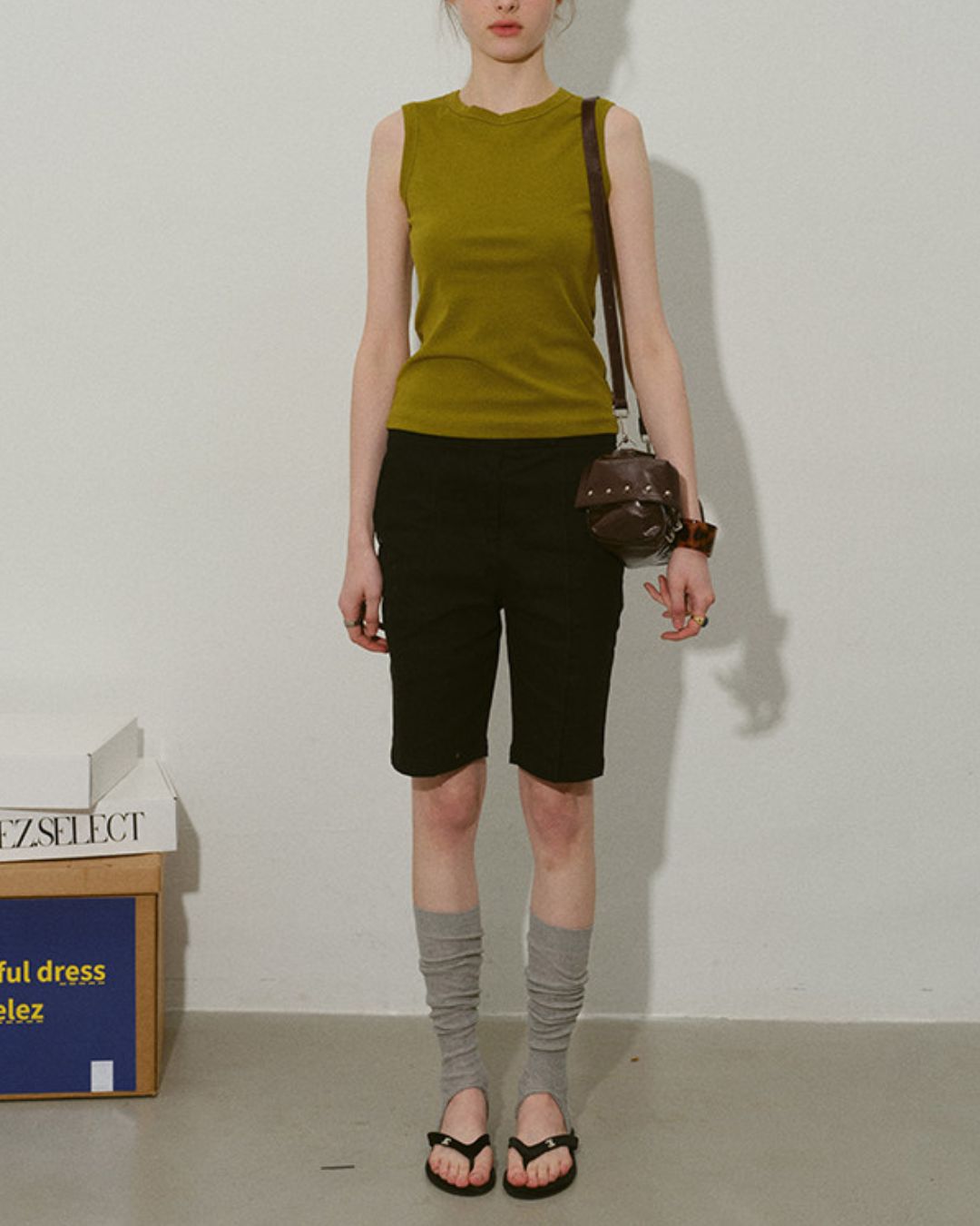 Basic Straight Half Pants　SP004