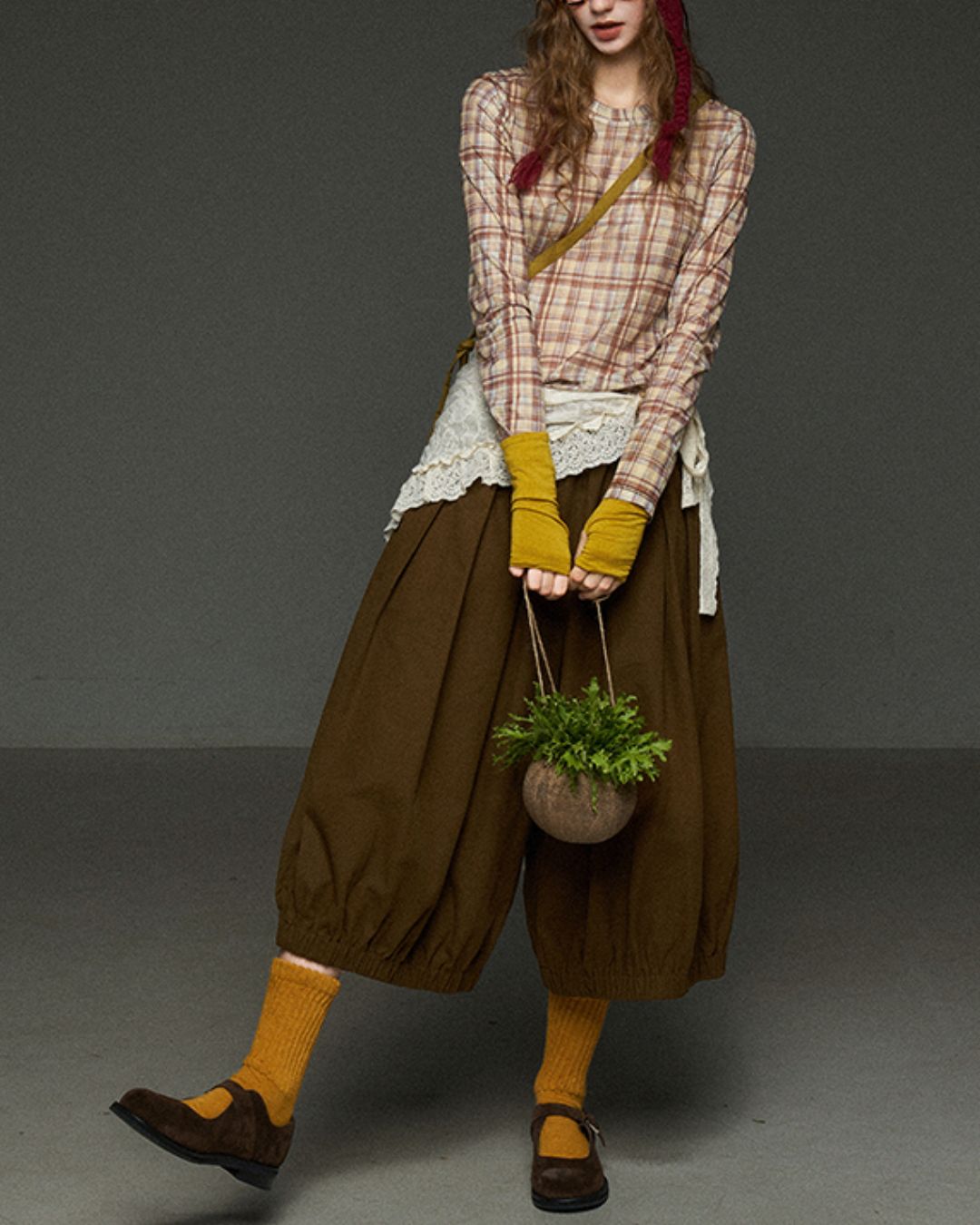 Cropped Pumpkin Pants　PT014