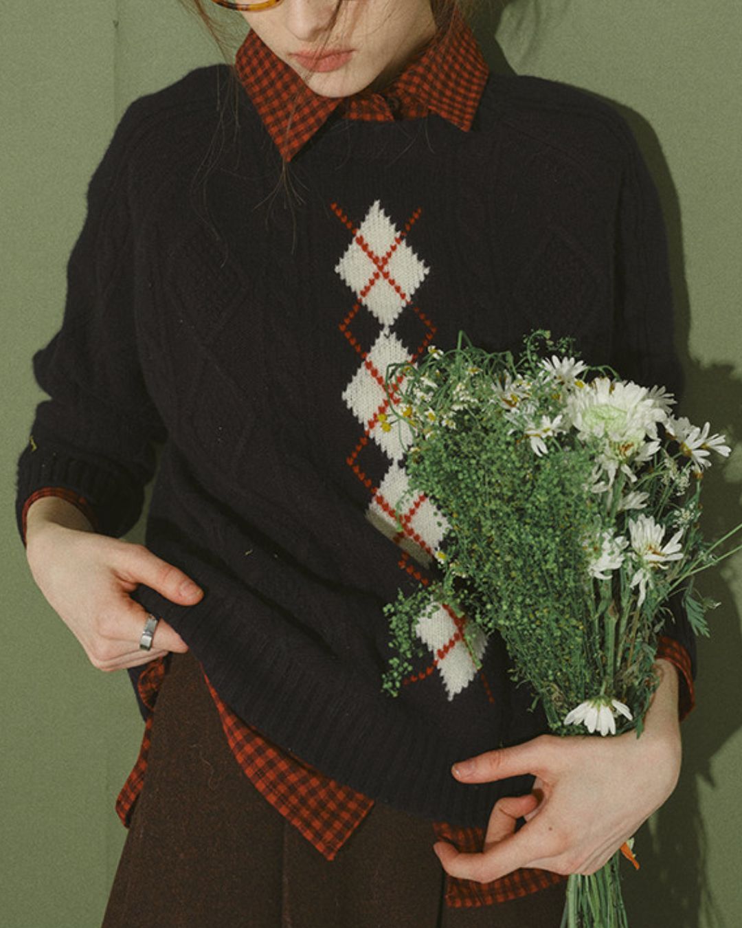 Relaxed Check Shirt　LS046