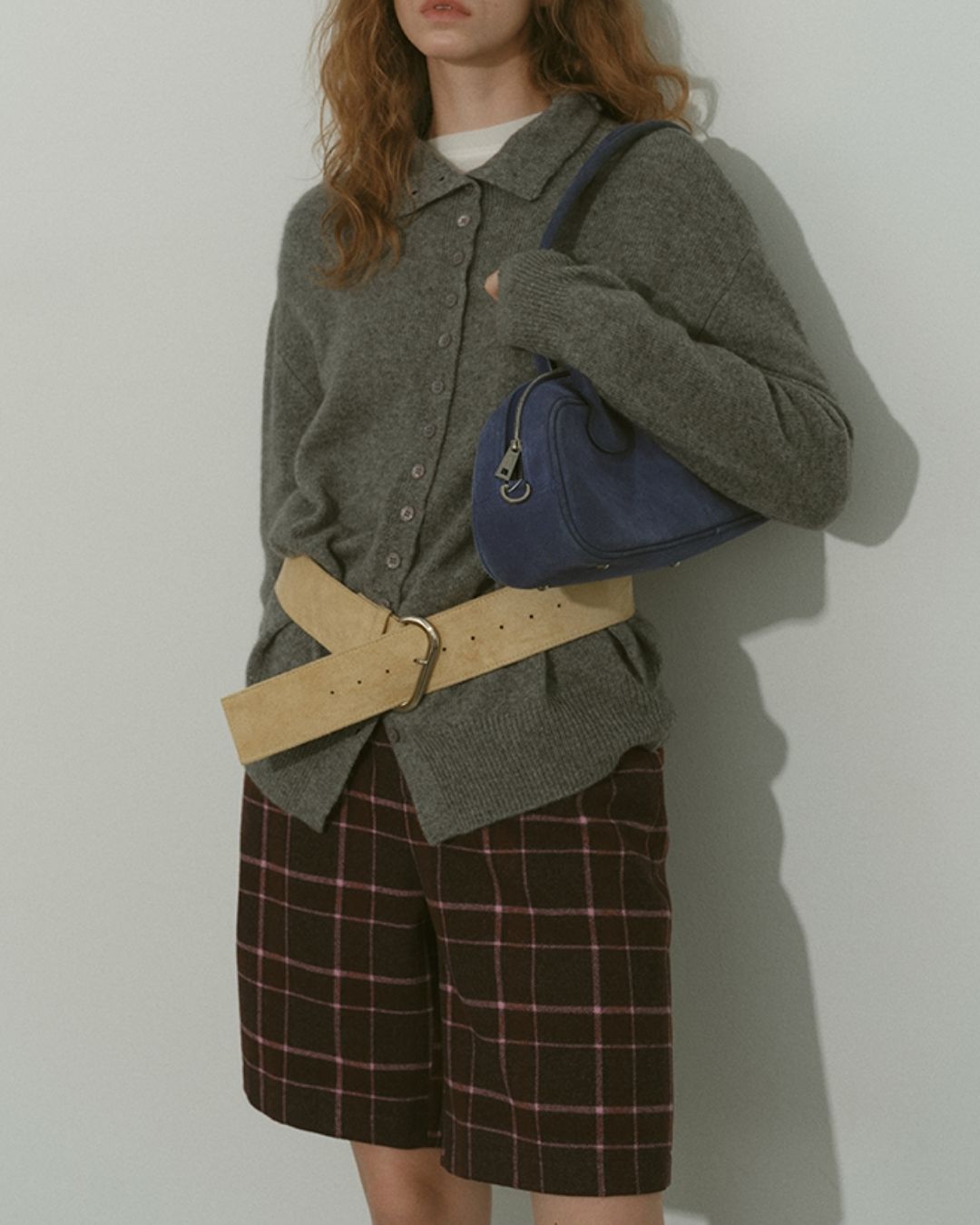 High-neck Knit Cardigan　KN074