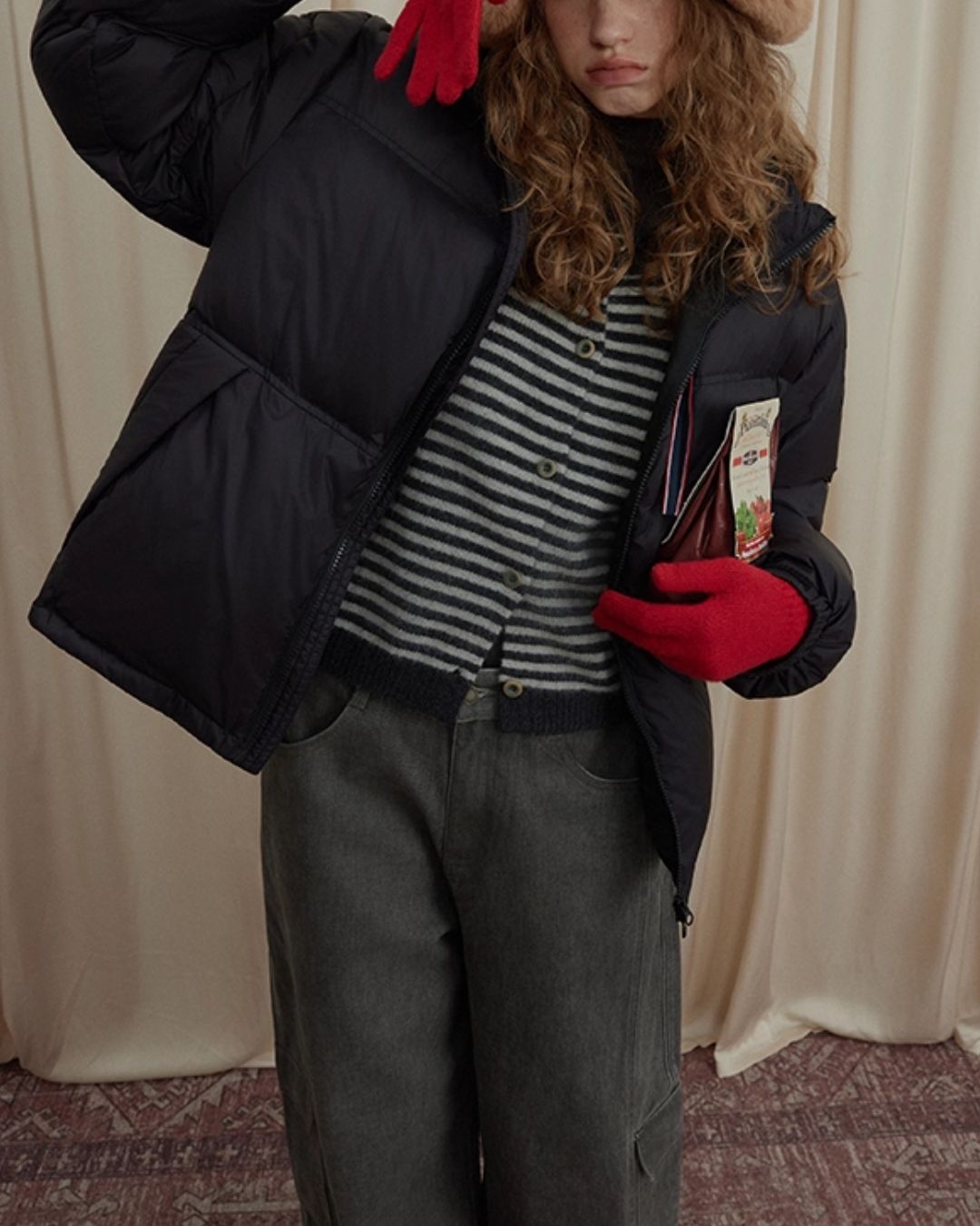 Stand Collar Down Jacket　JK040