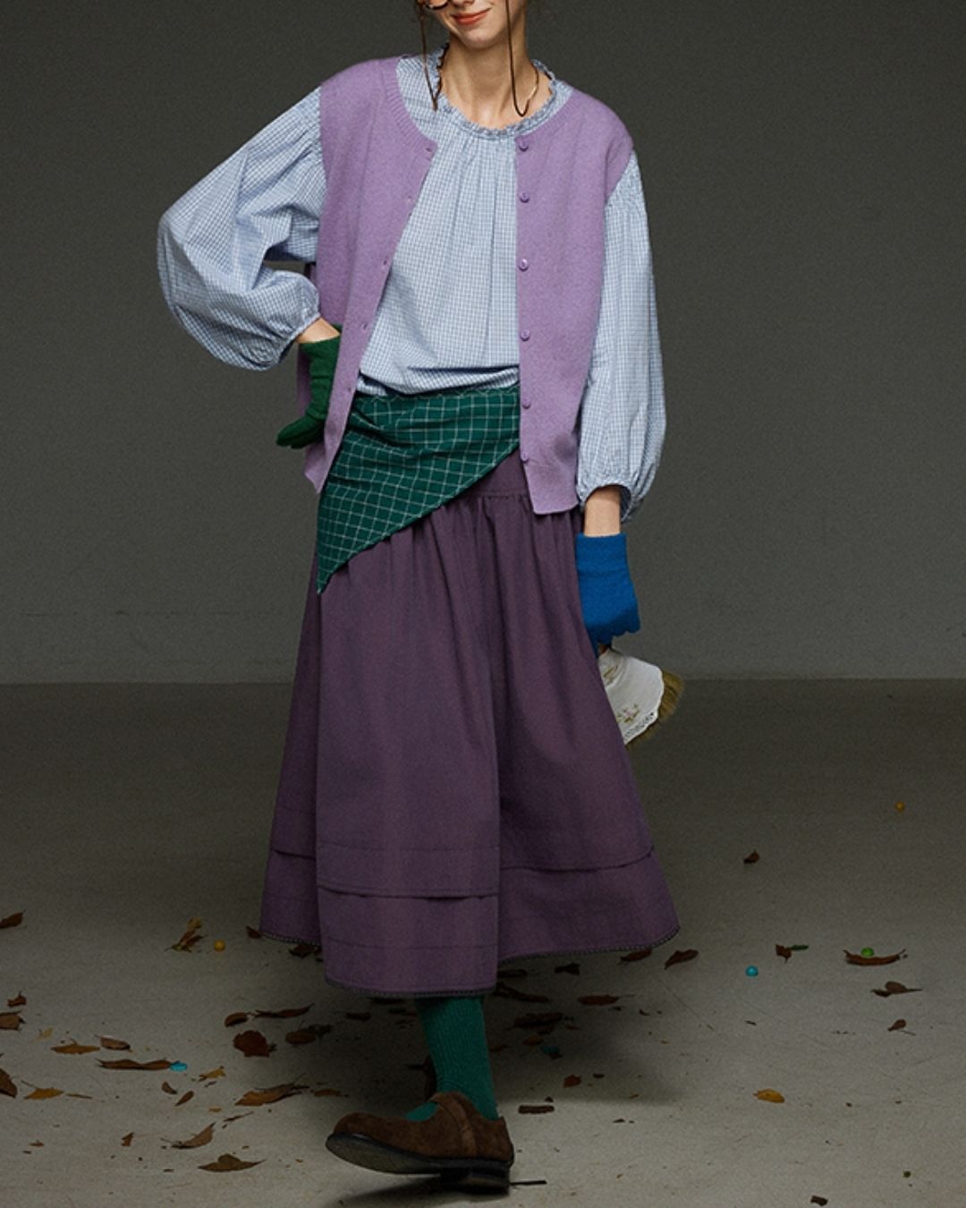 Puff Sleeve Shirt Pullover　LS030