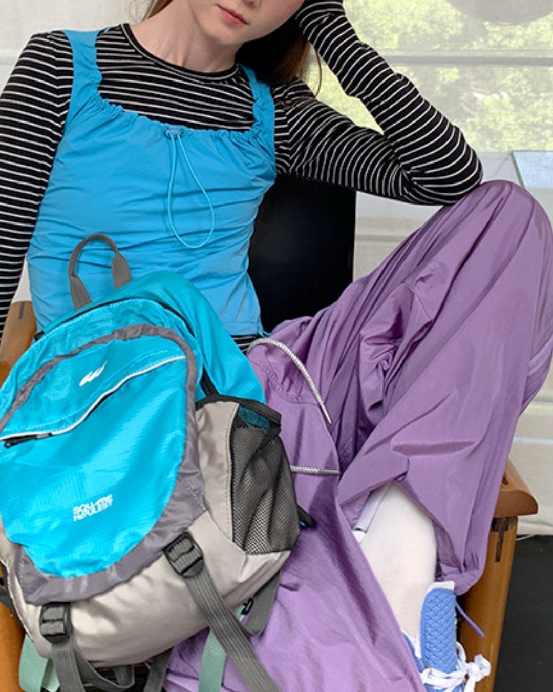 Drawcord Hem Outdoor Pants　PT041