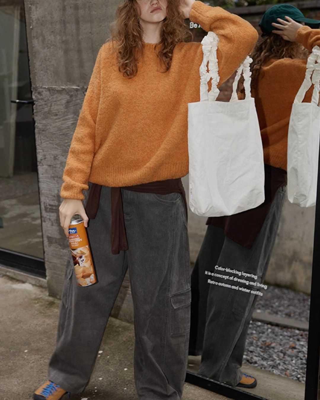 Wool Crew Neck Sweater　KN046